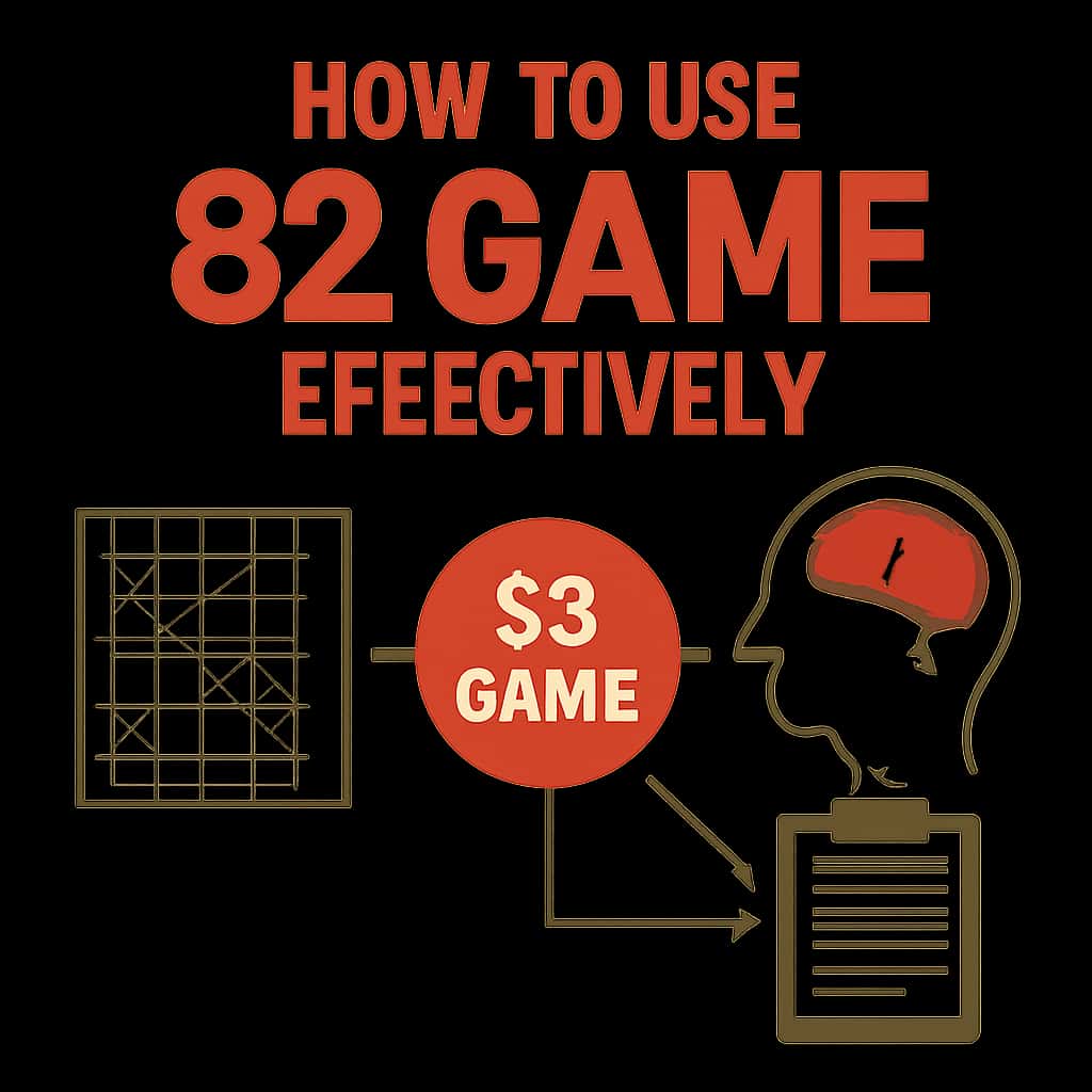 Diagram illustrating key aspects of using 82 Game effectively.