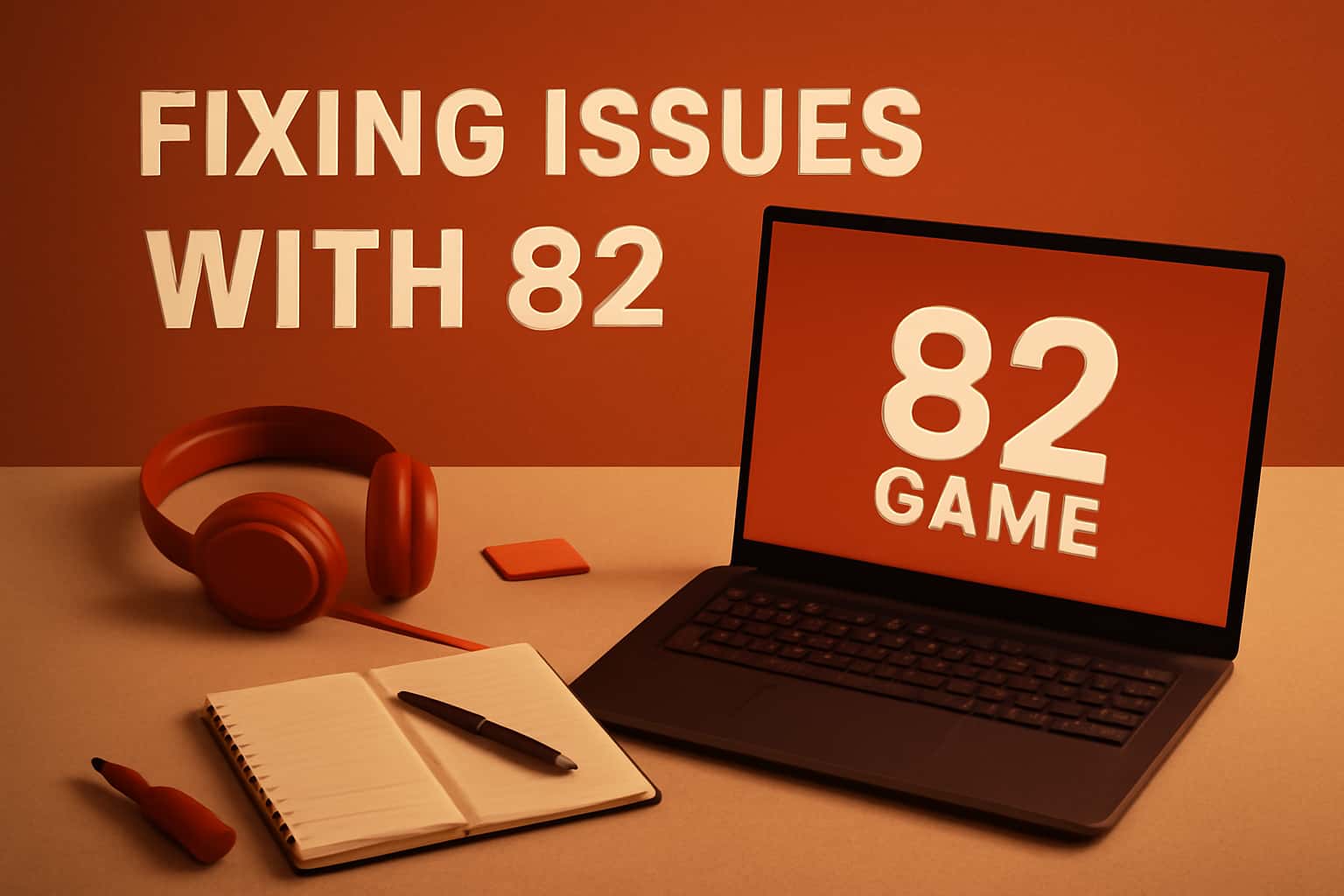 An informative scene illustrating solutions for issues in the 82 Game.