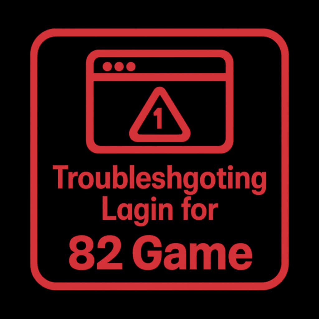 A simple badge design symbolizing guidance for Troubleshooting Login for 82 Game.