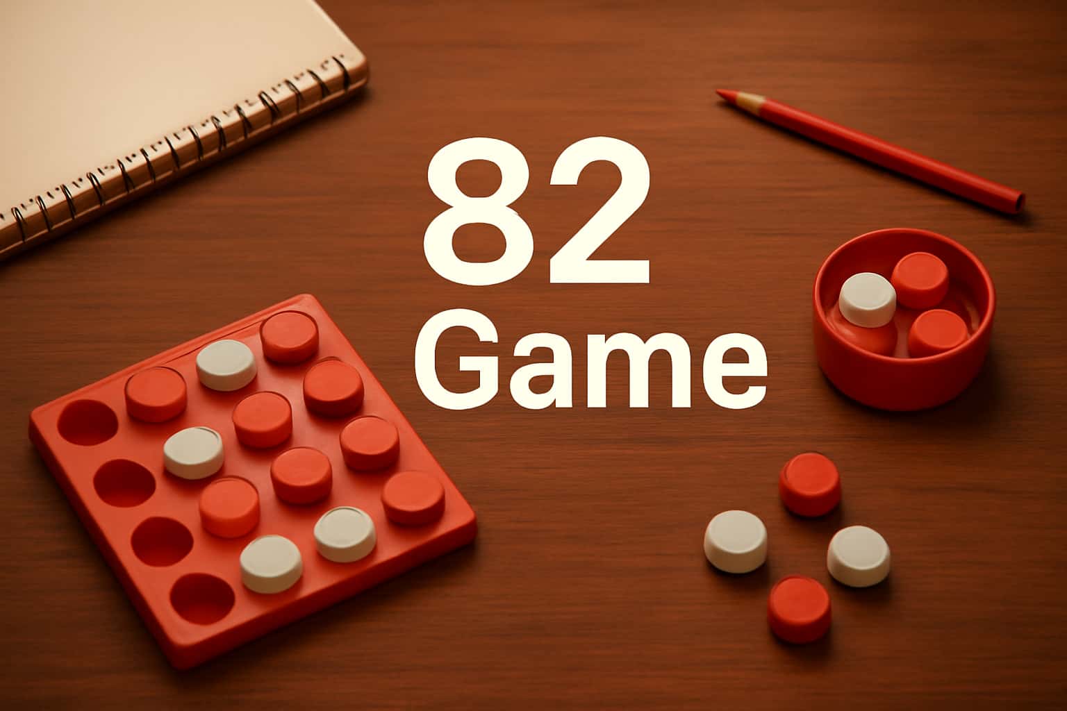 An informative graphic representing 82 Game.